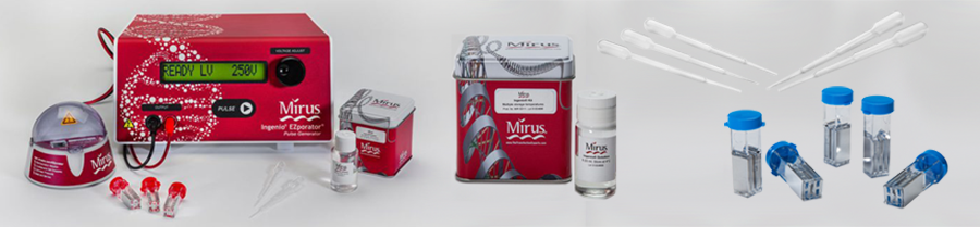 Mirus Bio Transfection Products Banner