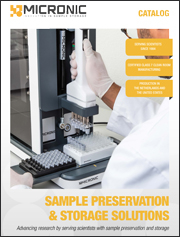 Micronic 2022 Sample Preservation & Storage Solutions Catalogue cover